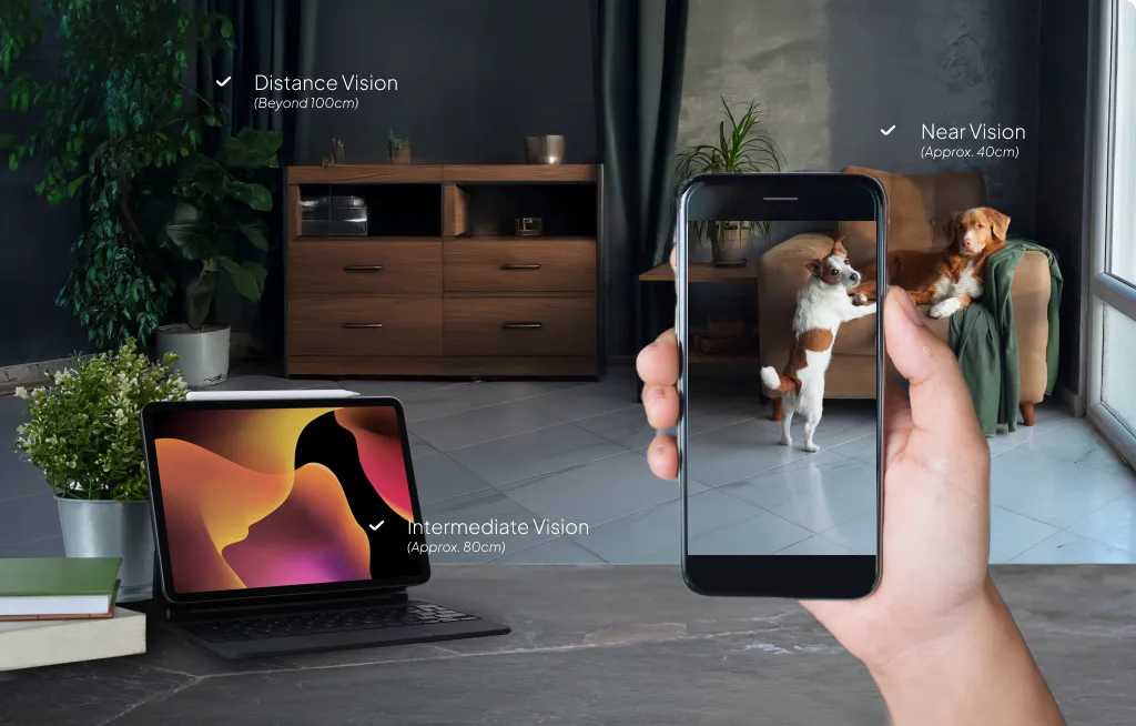 trifocal vision sample